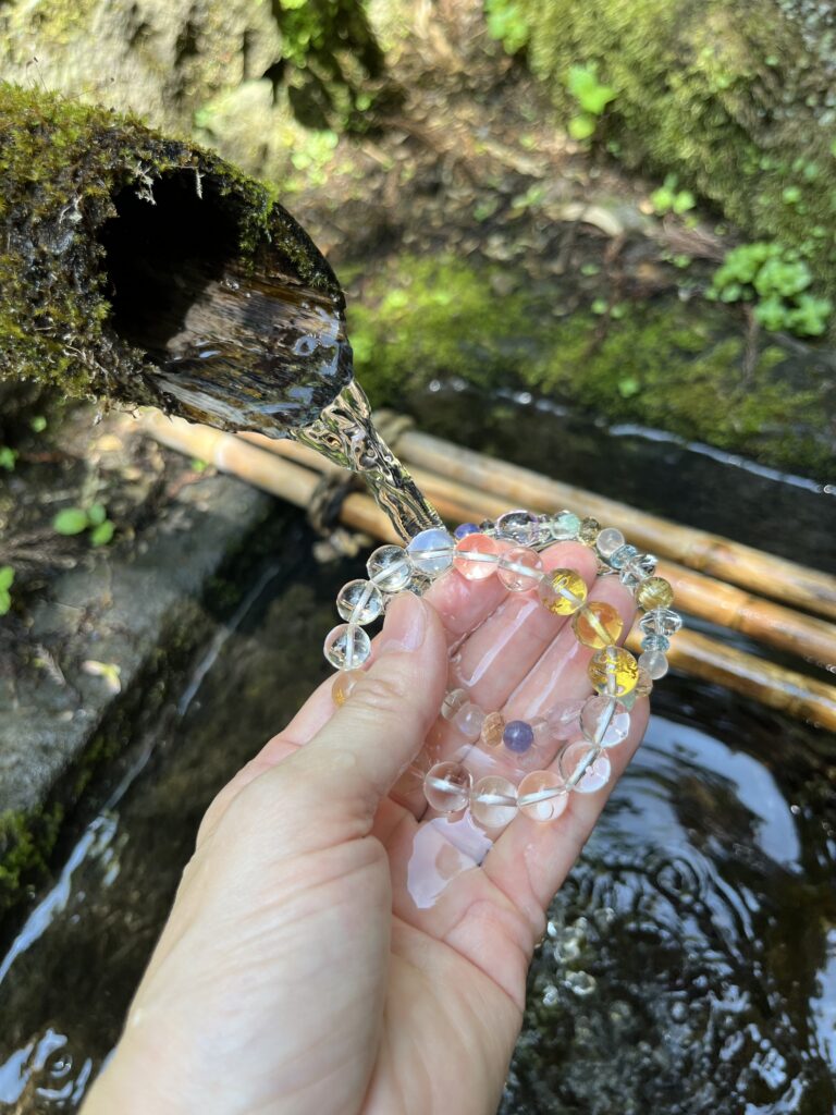 金櫻神社の神水で浄化