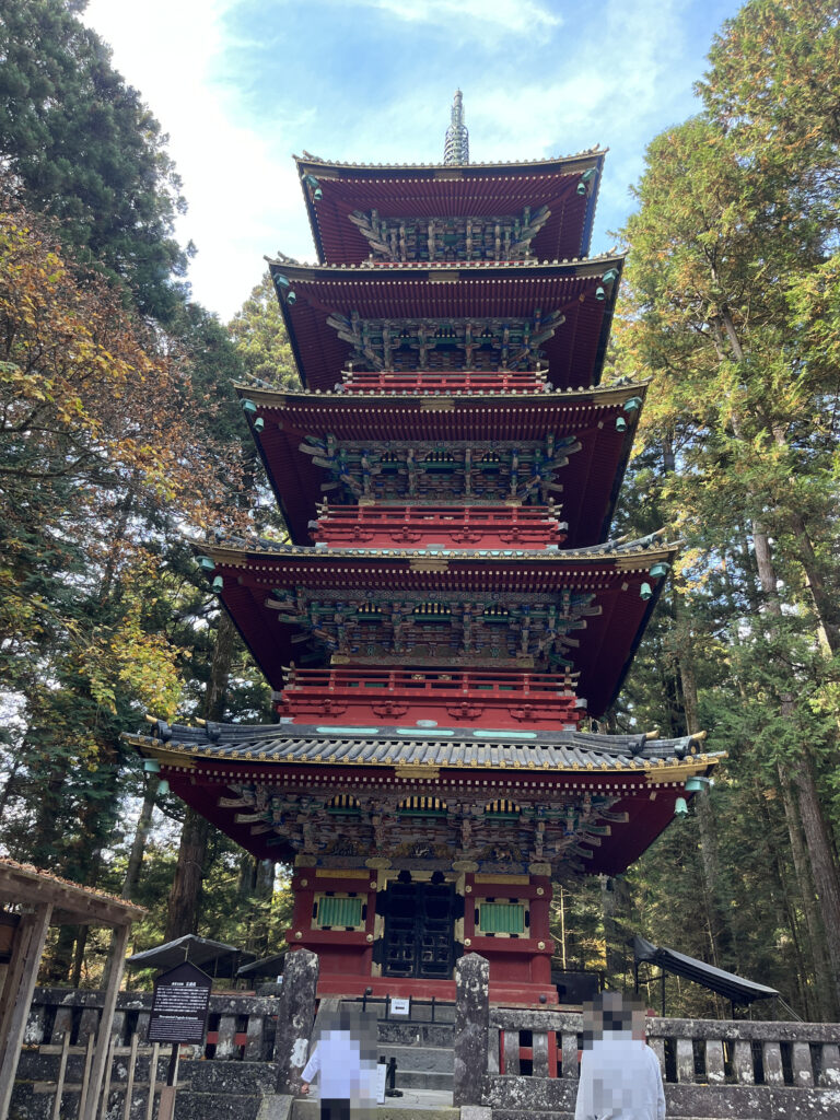 日光東照宮の五重塔