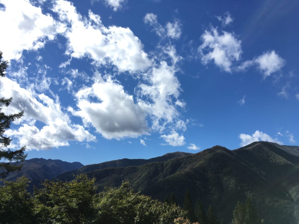 三峯神社の空