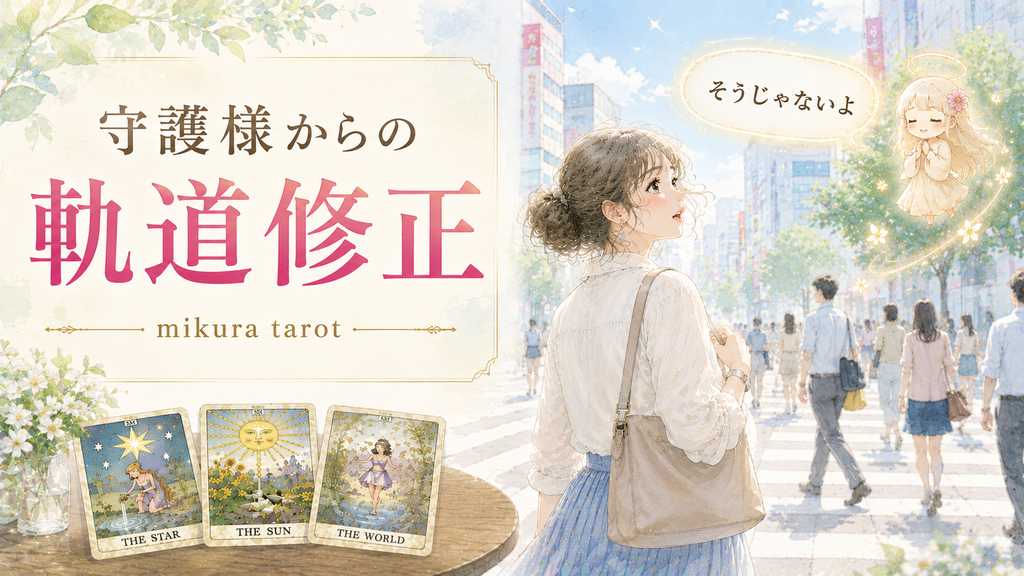 守護さまからの人生の軌道修正メッセージ