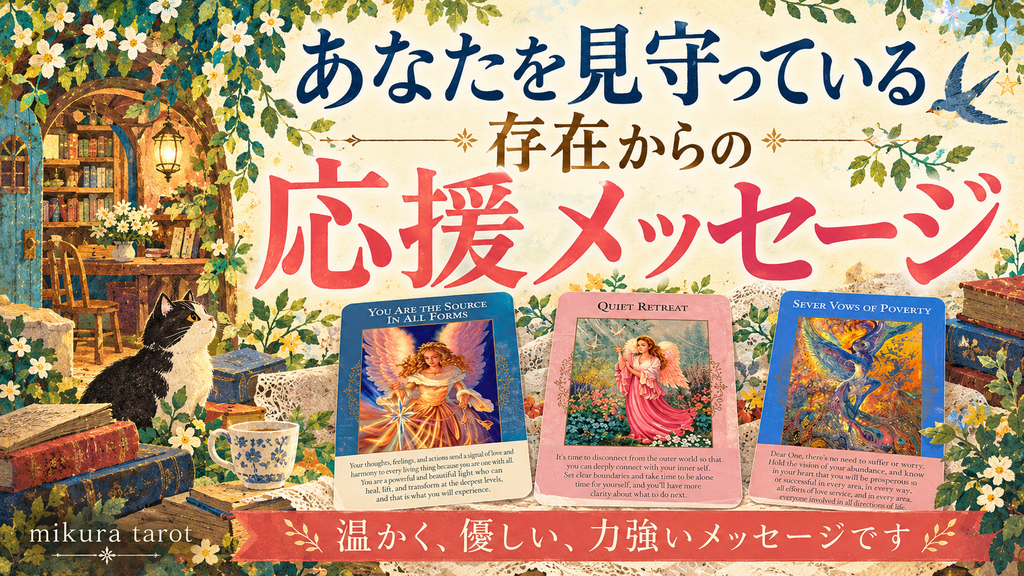 あなたを見守っている存在からの応援メッセージ